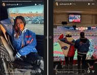 The Gretzky family showing their support for the Buffalo Bills. (Credit: IG/@paulinagretzky)